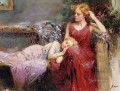 El amor de una madre, pintor Pino Daeni